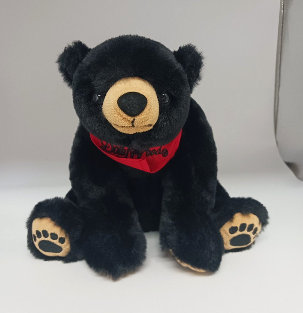 8" Dollywood Plush Black Bear Wishpets Elijah Teddy Stuffed Animal 2015